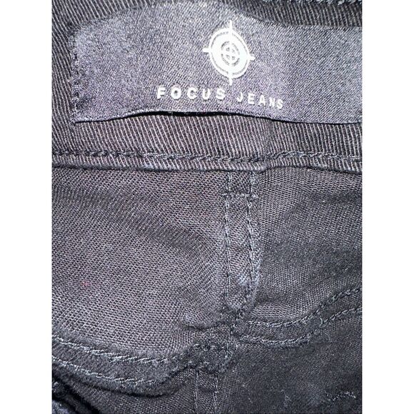 Focus Black Stacked Skinny Flare Double stacked 30 x 38 Jeans - Picture 10 of 10